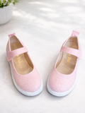 Simli Toz Pembe Ortopedik Kız Babet - Casabony Kids