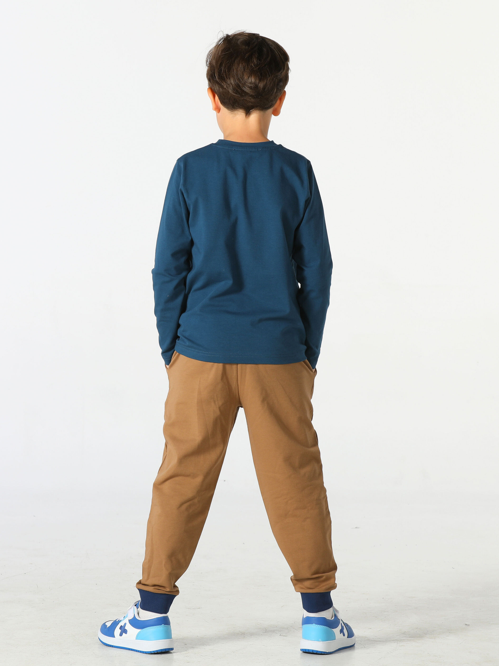 Space Baskılı Erkek Çocuk Pantolon Takım - Casabony Kids