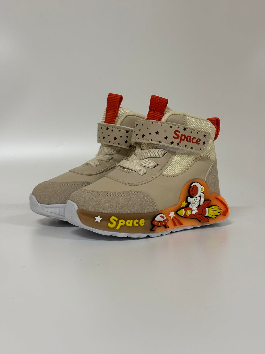 Space Erkek Bebe Çocuk Ayakkabı Bej 22-25 no - Casabony Kids