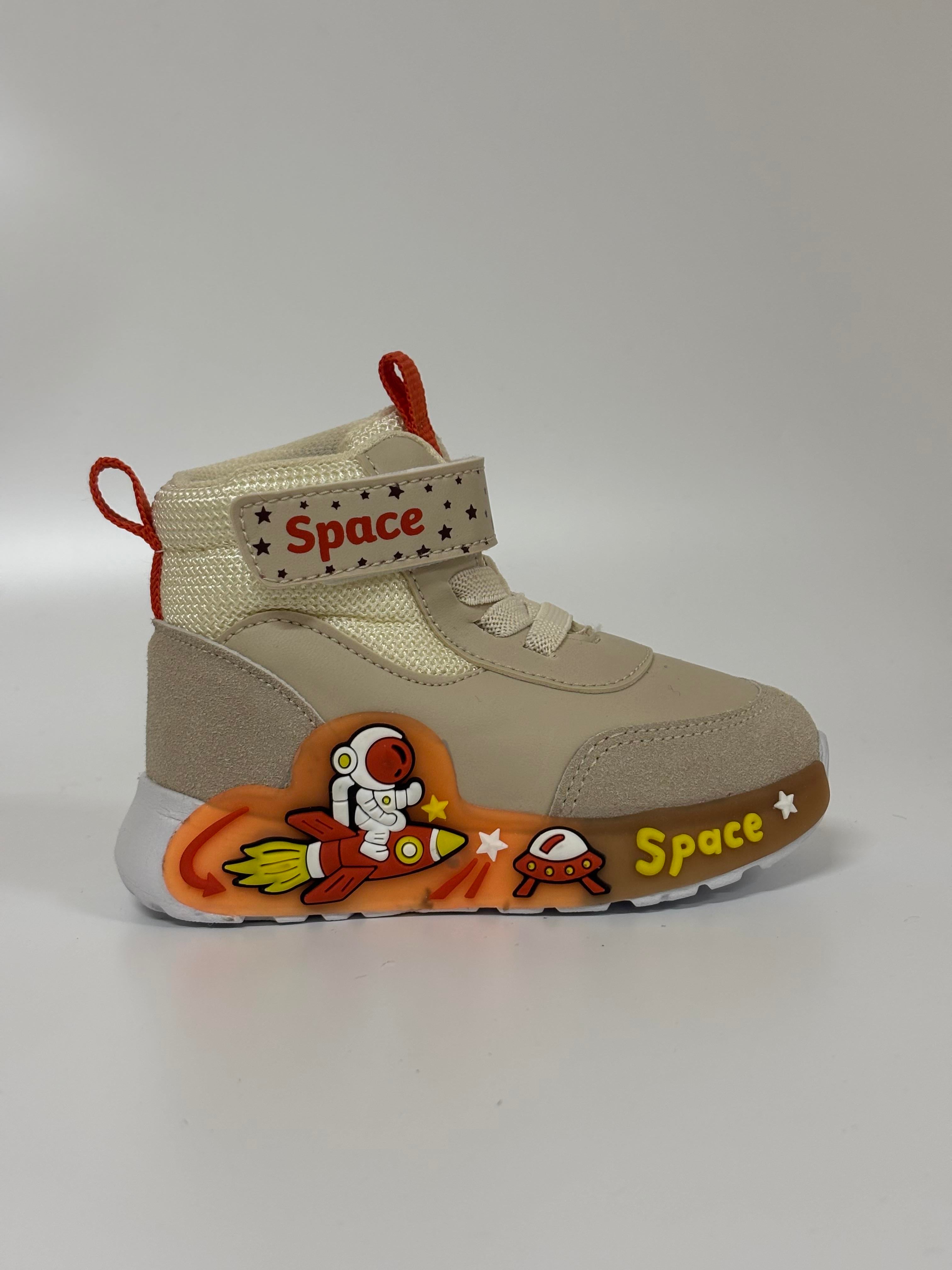 Space Erkek Bebe Çocuk Ayakkabı Bej 22-25 no - Casabony Kids