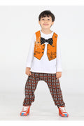 Spider Yelek Baskılı Pantolon + T-shirt Takım - Casabony Kids