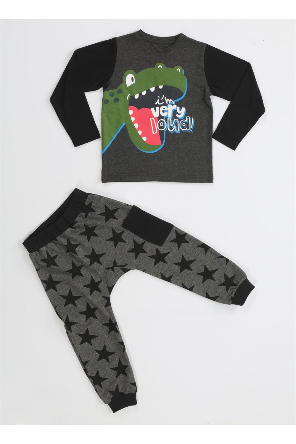 Star Muzip Dino Erkek Çocuk Pantolon Takım - Casabony Kids