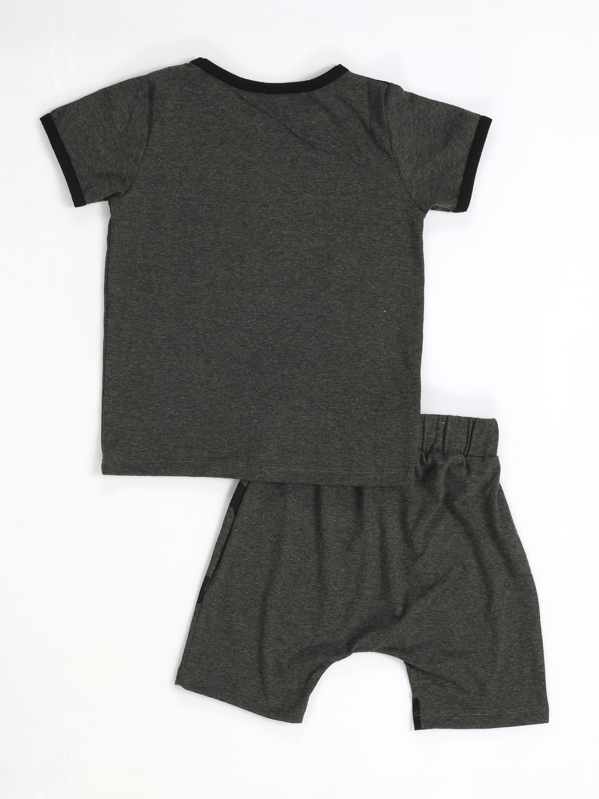 Star Neck Erkek Çocuk Şort Takım - Casabony Kids