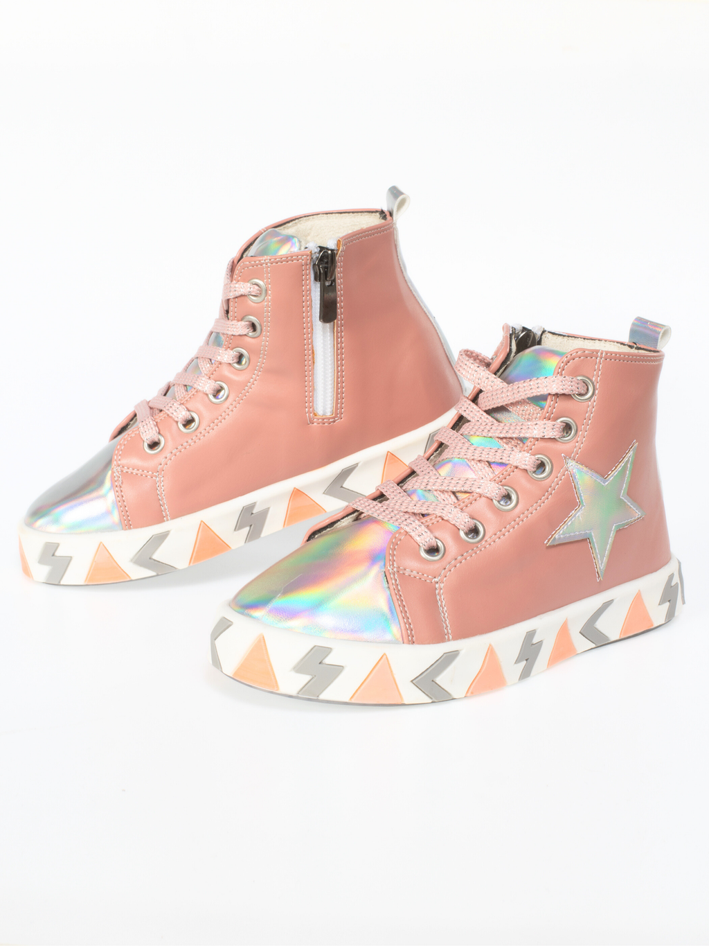 Star Shine Somon Kız Çocuk Sneakers - Casabony Kids