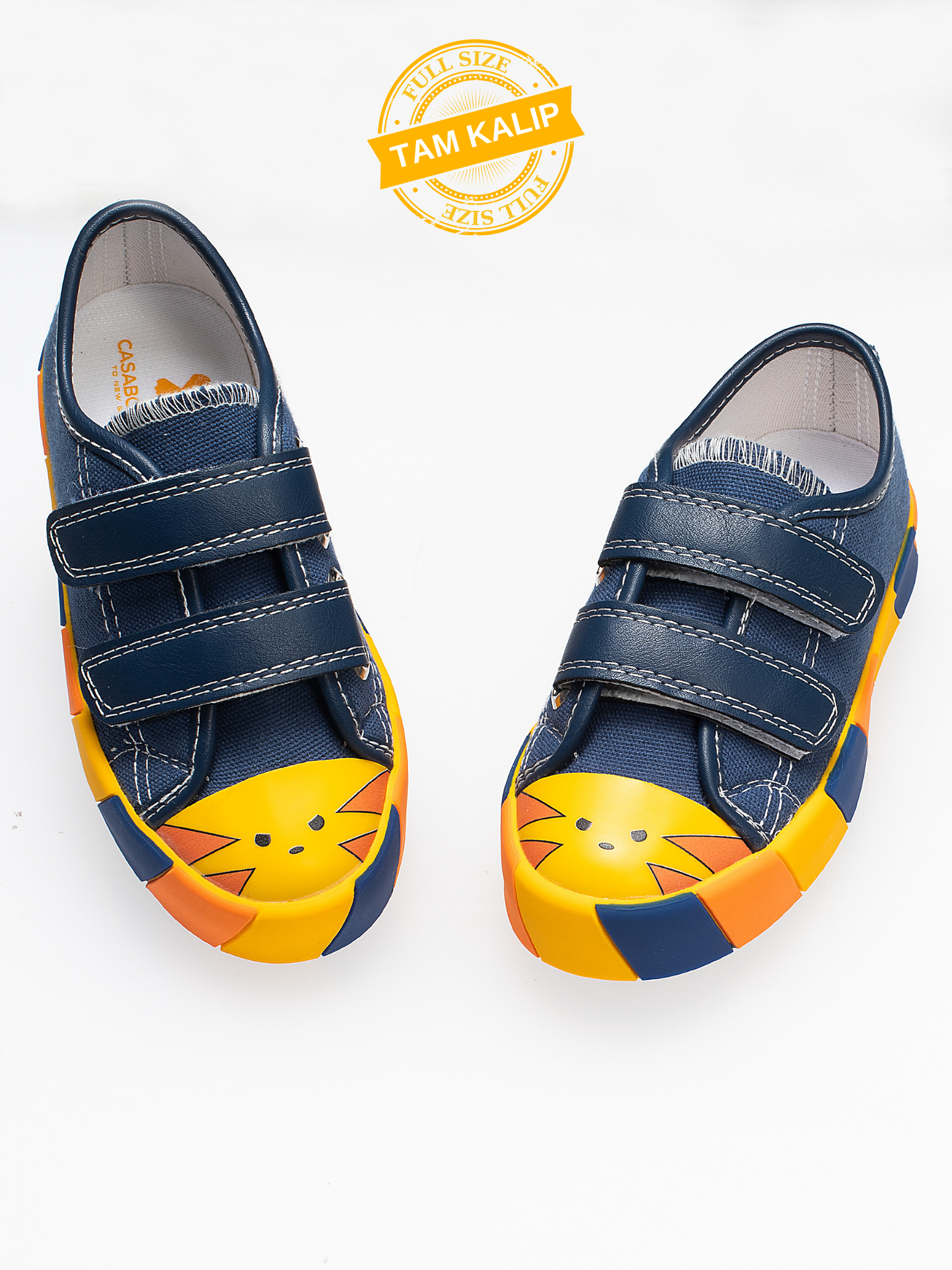 Tiger Cırtlı Kanvas Ortopedik Sneakers - Casabony Kids