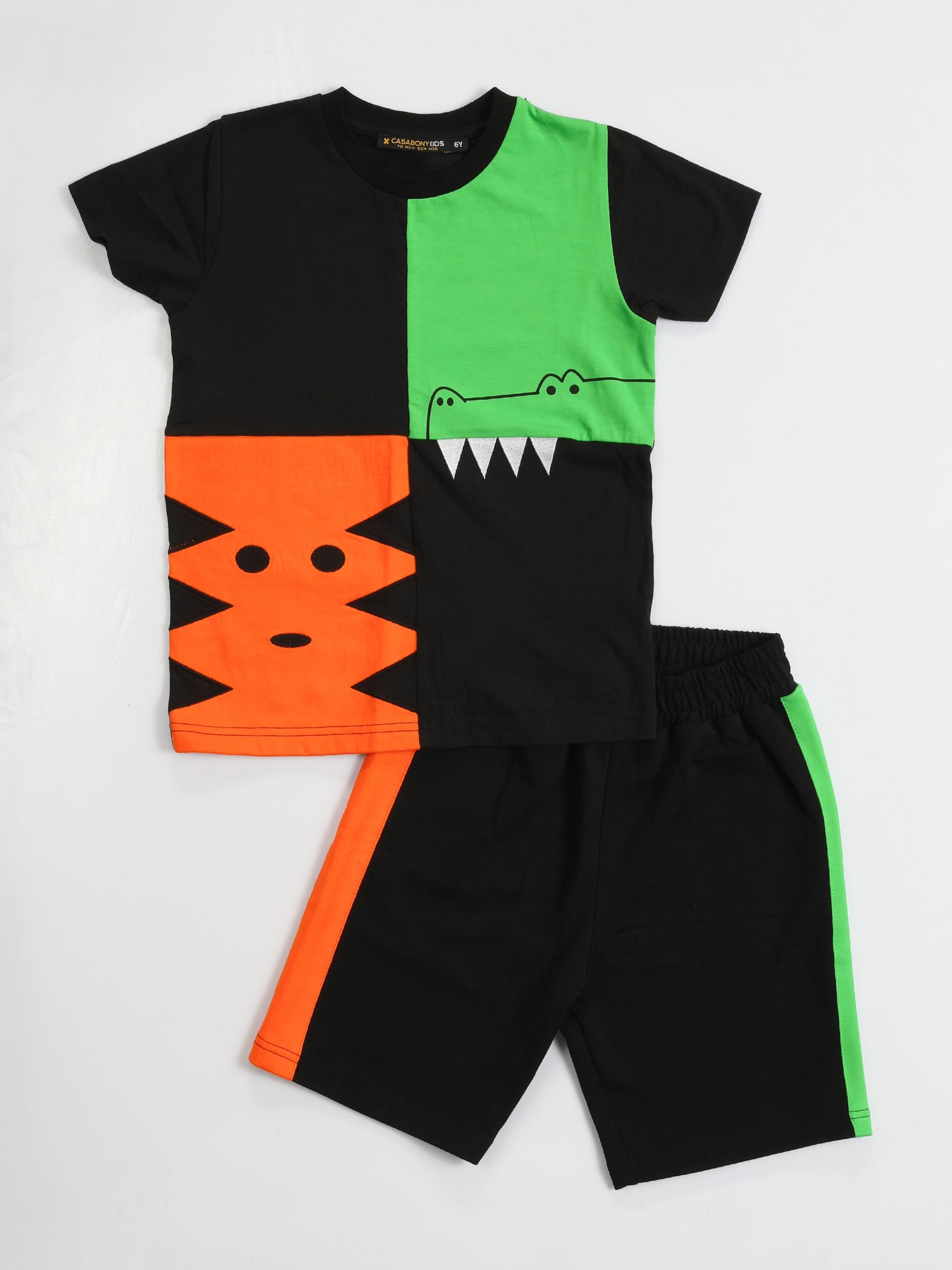 Tiger - Croco Erkek Çocuk Şort Takım - Casabony Kids