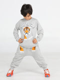 Tiger Gri Erkek Çocuk Eşofman Takım - Casabony Kids