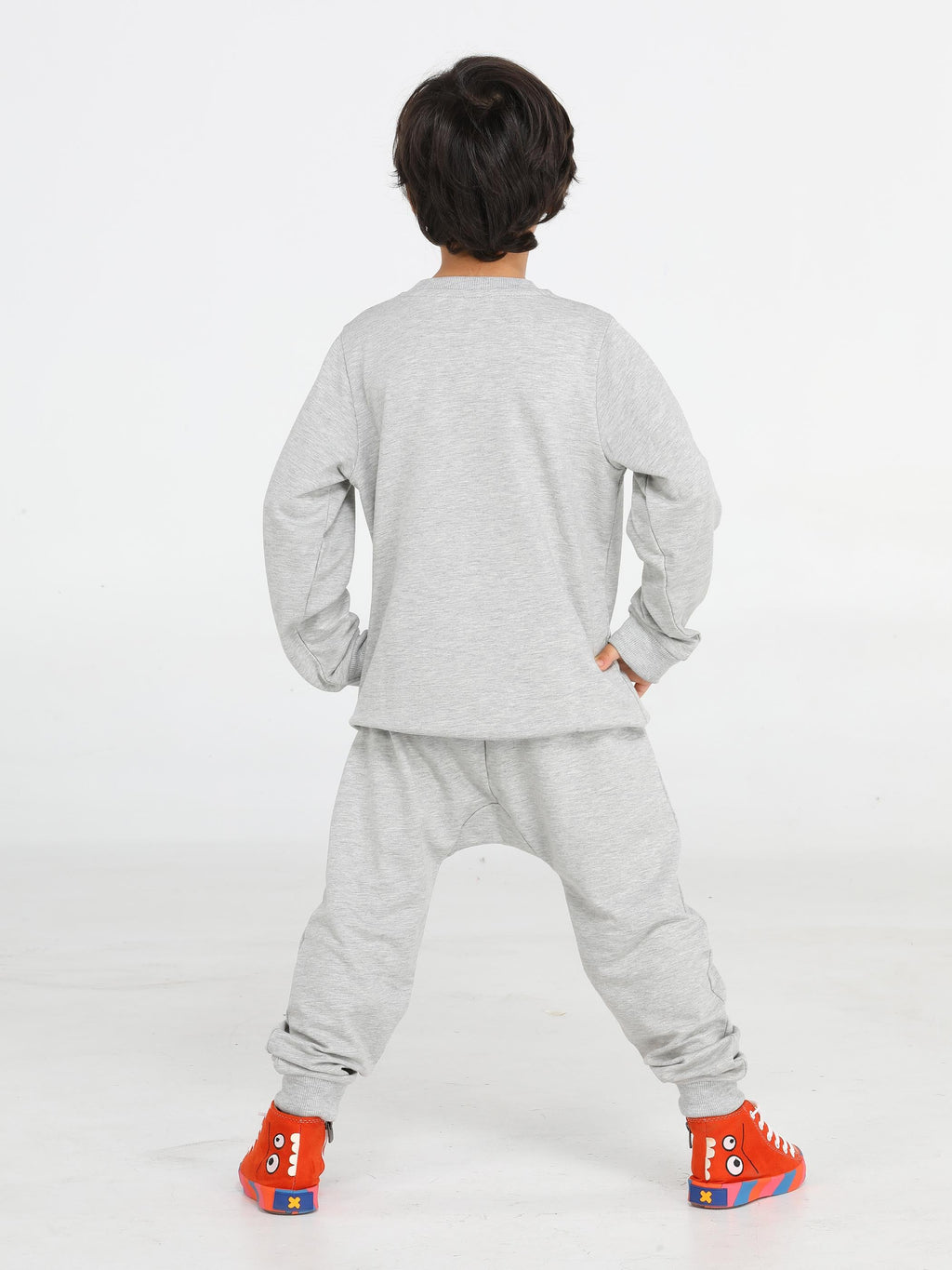 Tiger Gri Erkek Çocuk Eşofman Takım - Casabony Kids