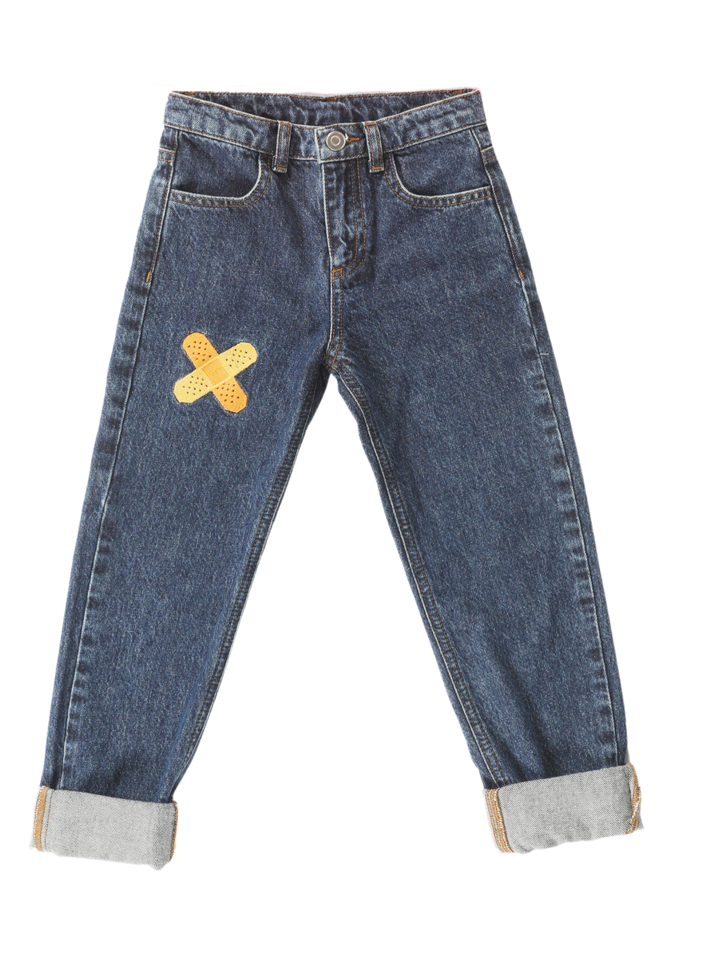 Trouble Koyu Mavi Denim Erkek Çocuk Pantolon - Casabony Kids