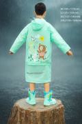 Turkuaz Unisex Çocuk Yağmurluk - Casabony Kids