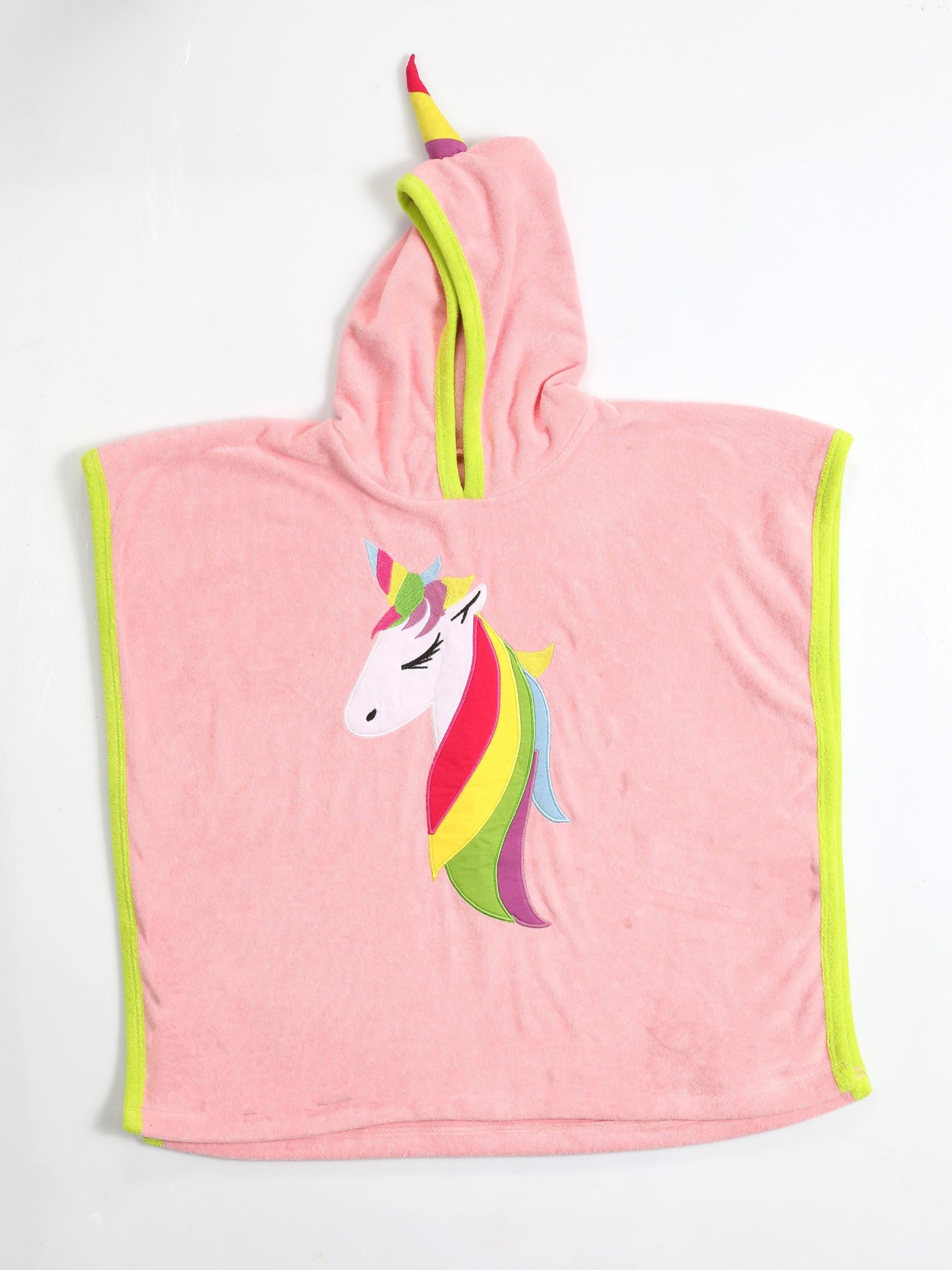Unicorn 2 Kat Panço Kız Çocuk Plaj Havlusu - Casabony Kids