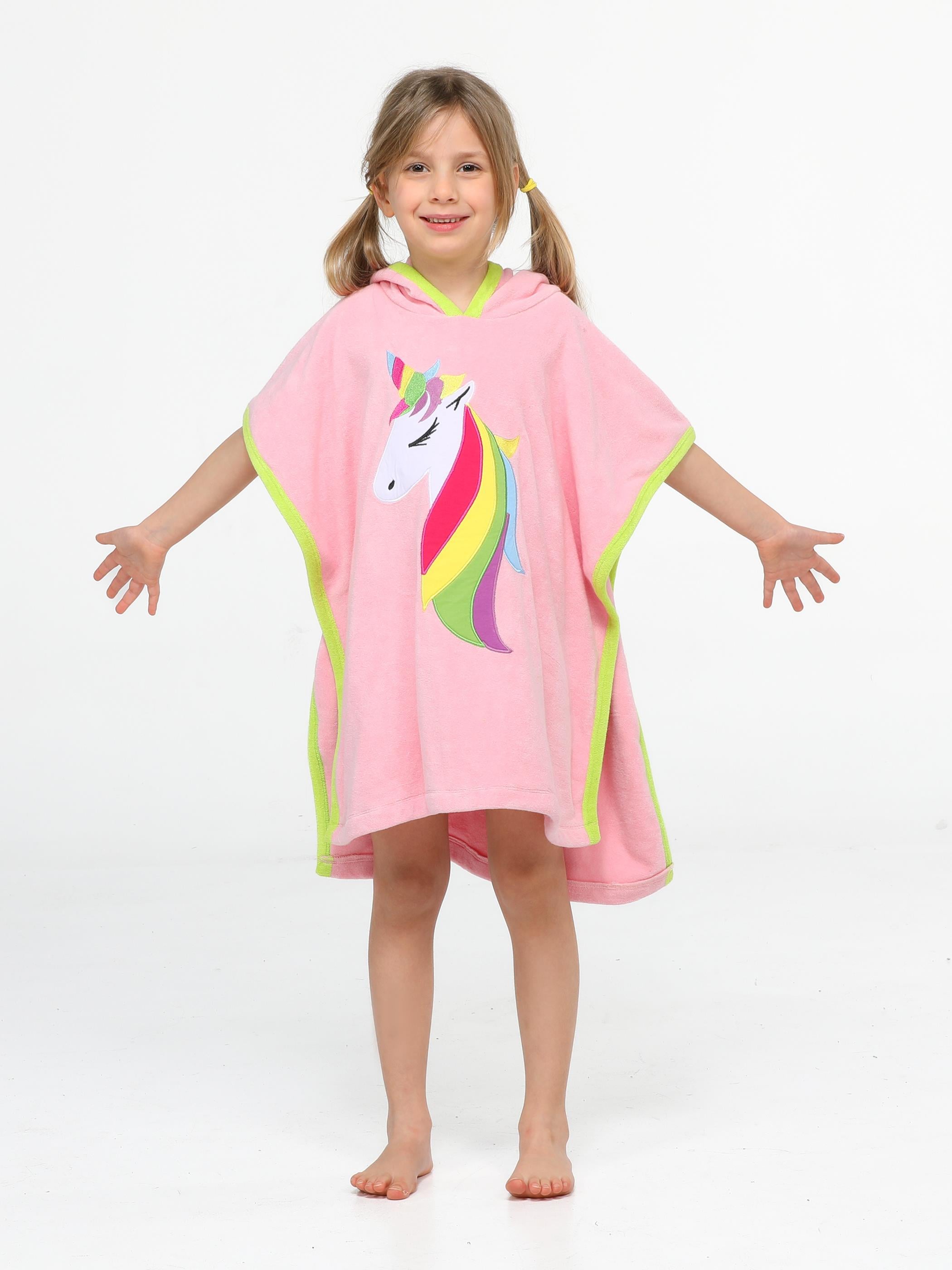 Unicorn 2 Kat Panço Kız Çocuk Plaj Havlusu - Casabony Kids