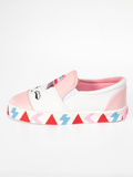 Unicorn Beyaz Lastikli Kız Sneakers - Casabony Kids