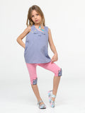 Unicorn Dokuma Tunik + Tayt Takım - Casabony Kids