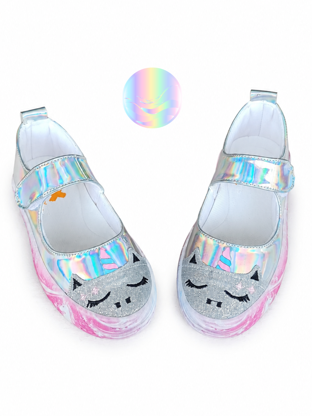 Unicorn Dream Hologram Kız Çocuk Babet Sneakers - Casabony Kids