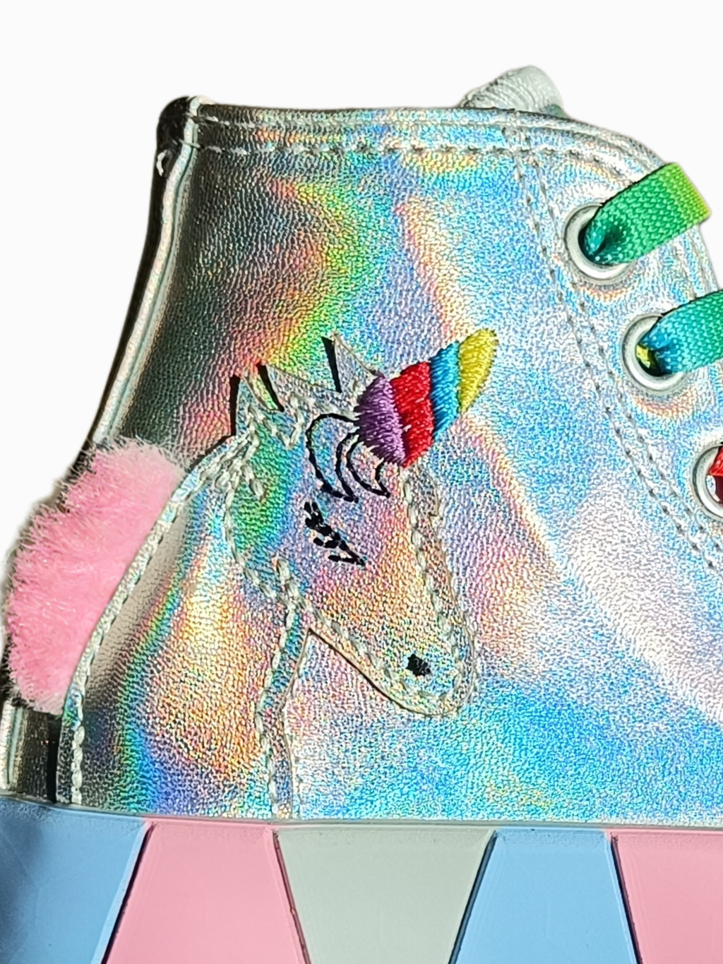 Unicorn Hologram Ortopedik Kız Sneakers - Casabony Kids