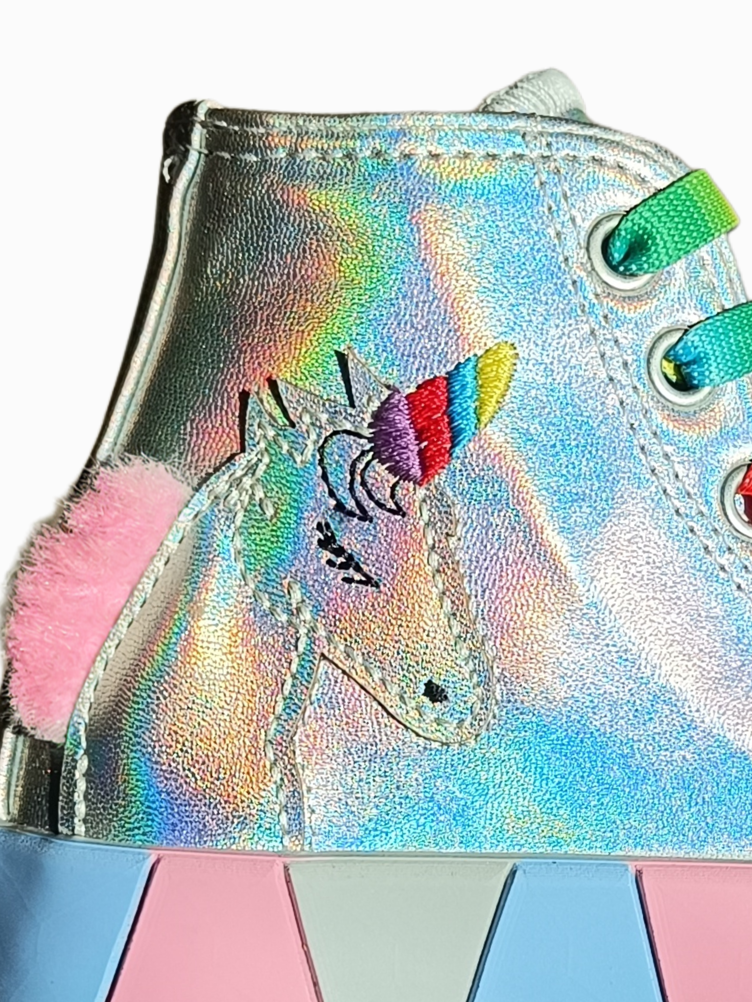Unicorn Hologram Ortopedik Kız Sneakers - Casabony Kids