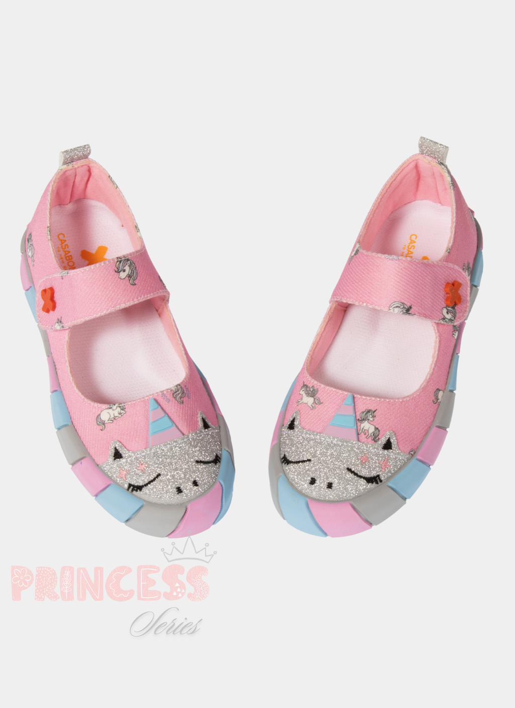 Unicorn Kanvas 3D Baskılı Kız Çocuk Babet - Casabony Kids