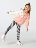 Unicorn Kollu Yumoş Sweat-Tayt Takım - Casabony Kids