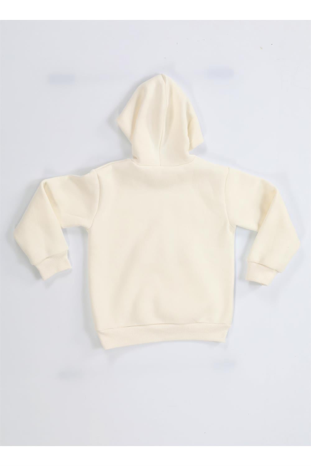 Unicorn Off-White Kız Sweatshirt - Casabony Kids