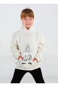 Unicorn Off-White Kız Sweatshirt - Casabony Kids
