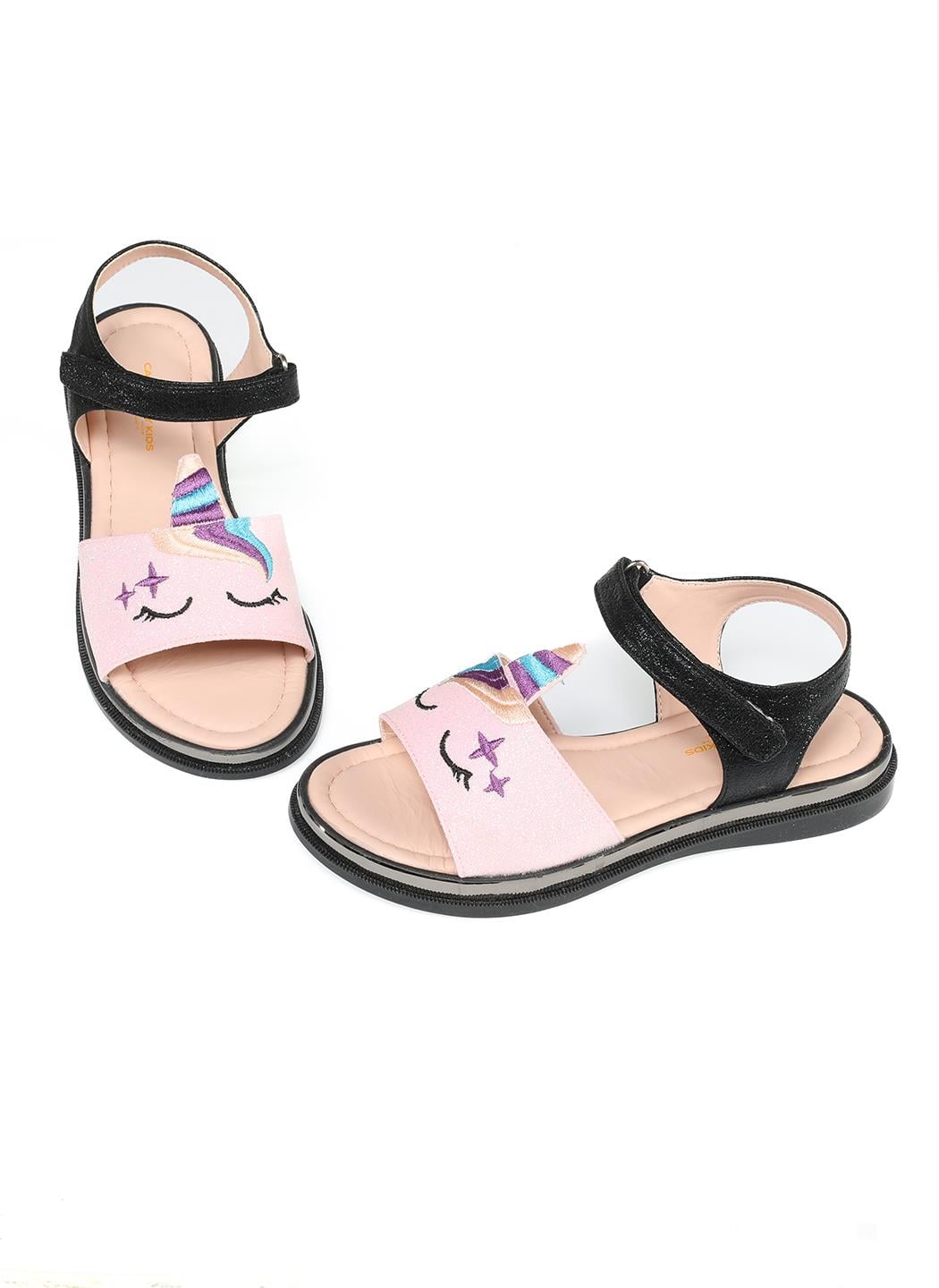 Unicorn Shine 3D Kız Sandalet - Casabony Kids