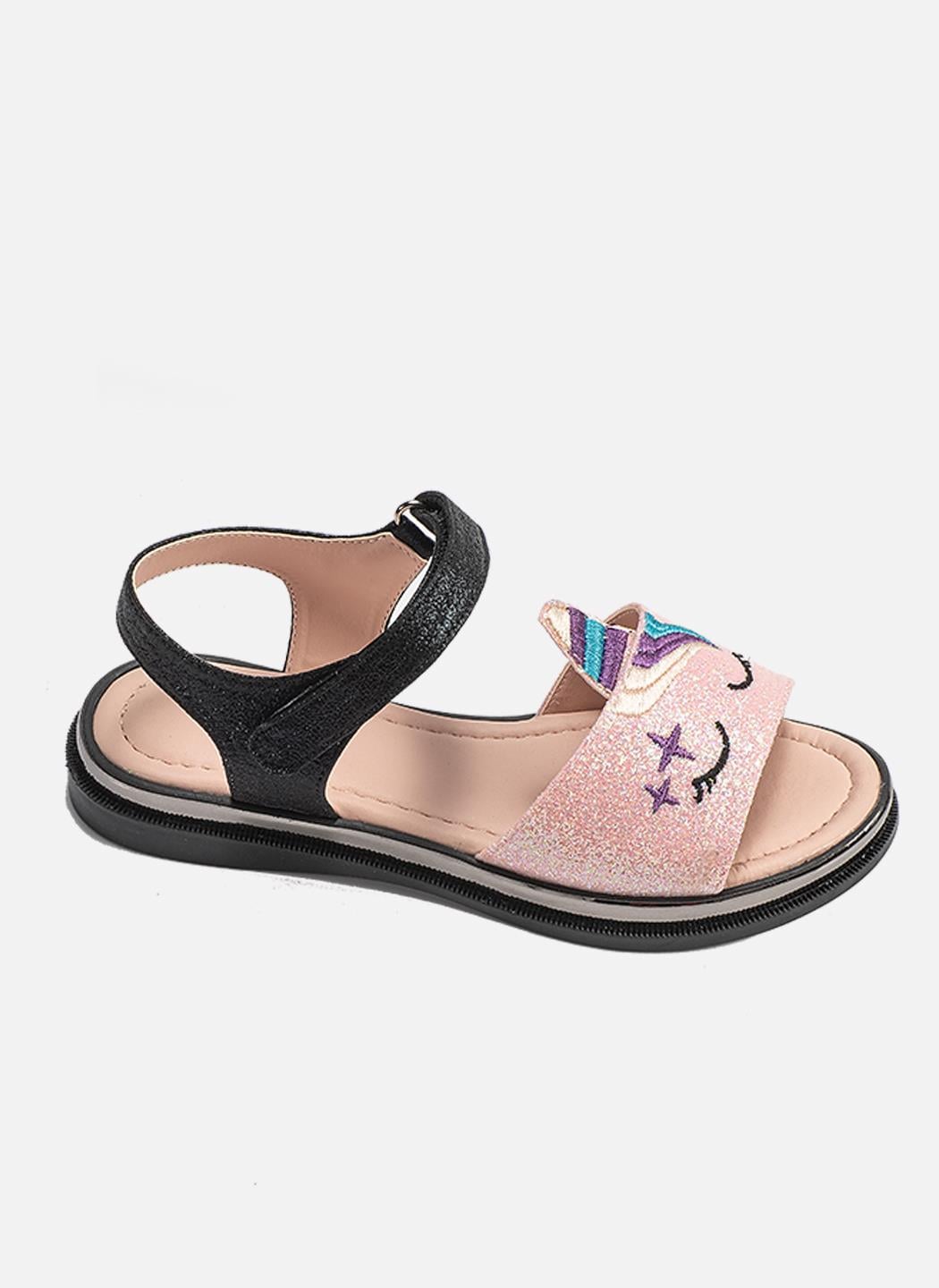 Unicorn Shine 3D Kız Sandalet - Casabony Kids