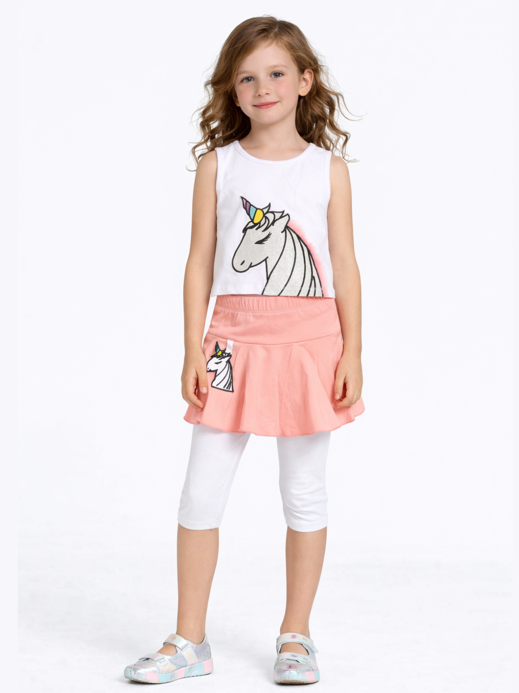 Unicorn Tayt+ T-shirt Kız Çocuk Takım - Casabony Kids