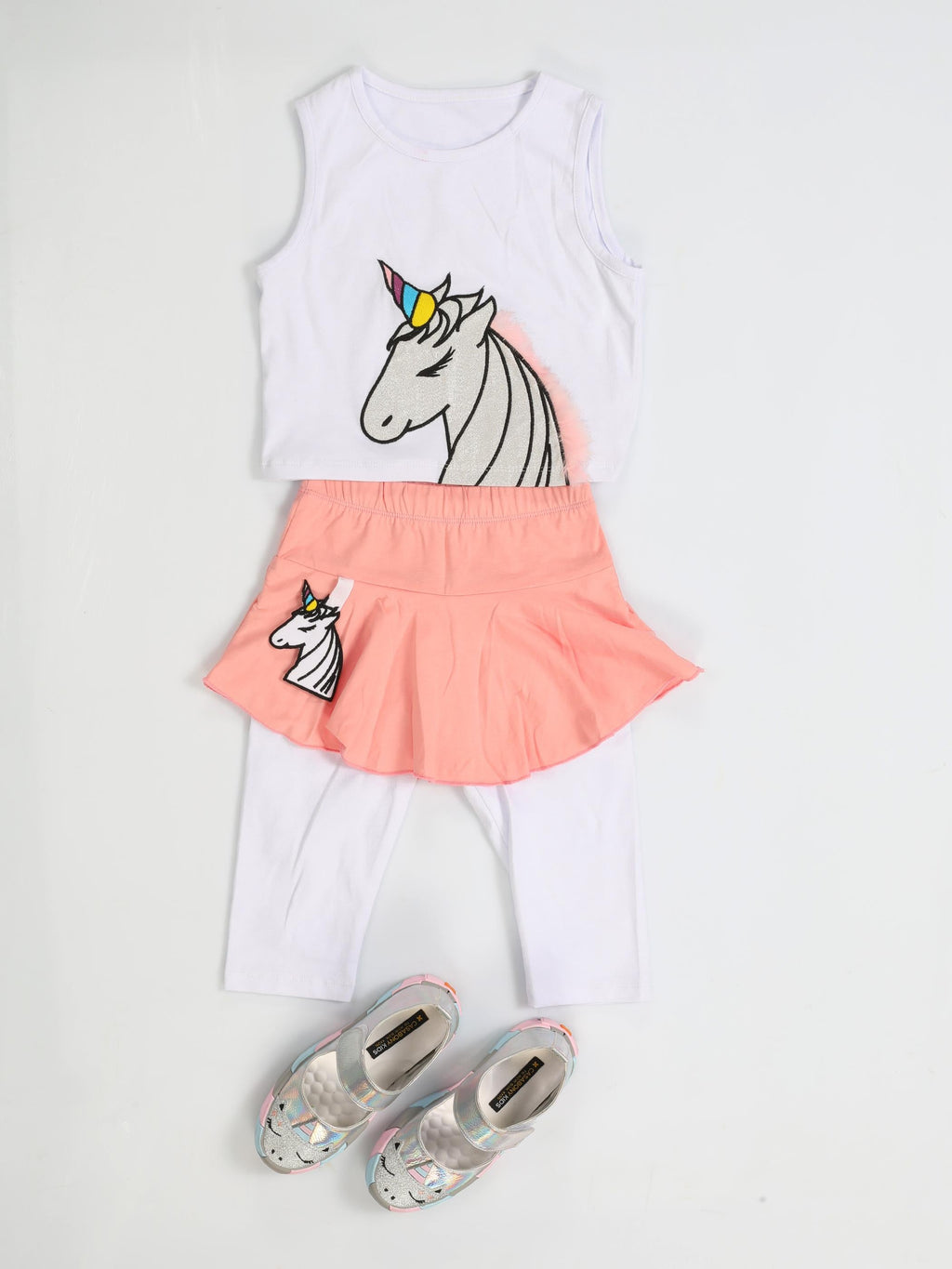 Unicorn Tayt+ T-shirt Kız Çocuk Takım - Casabony Kids