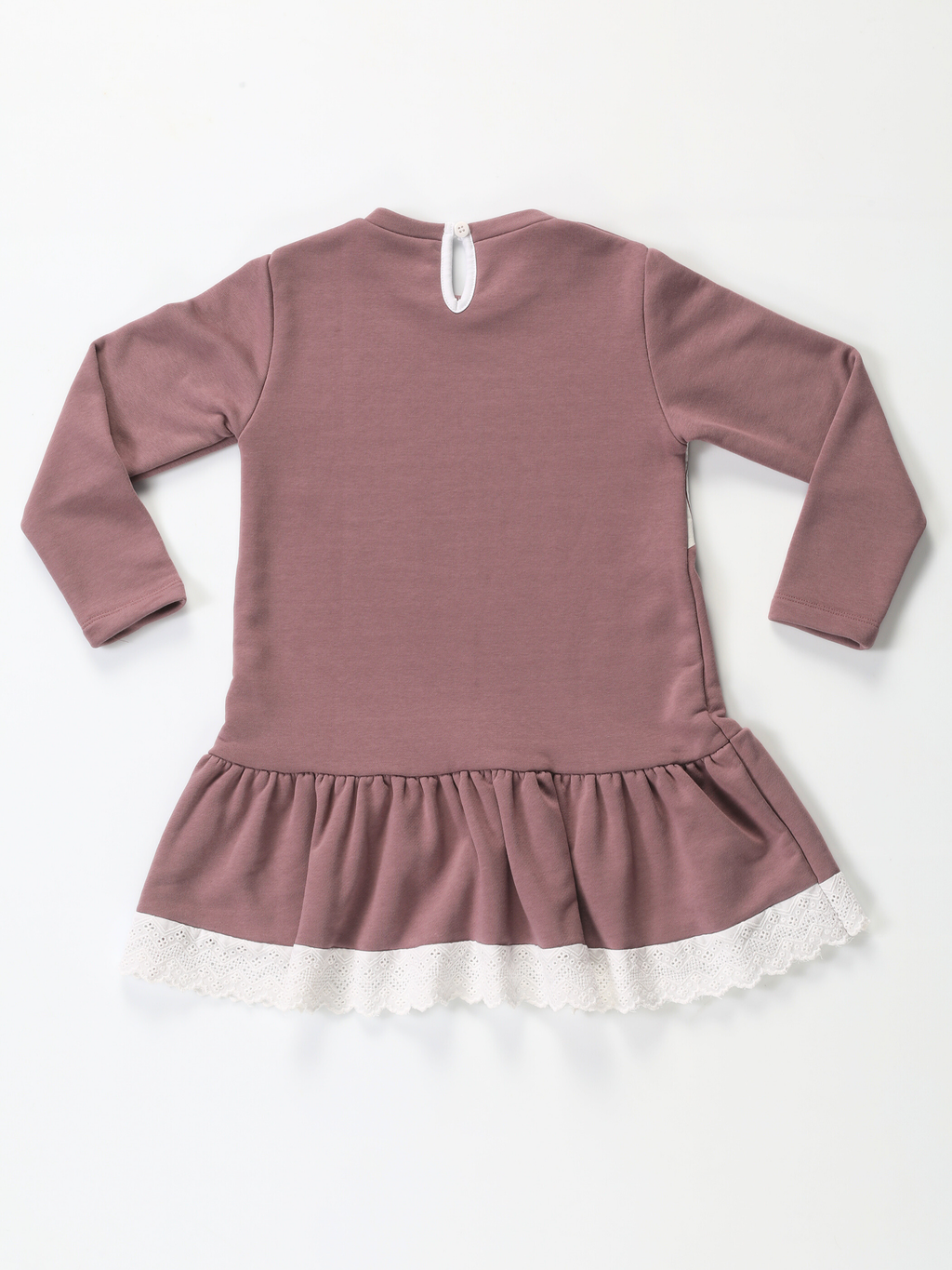 Unicorns Dantelli Lila Kız Elbise - Casabony Kids