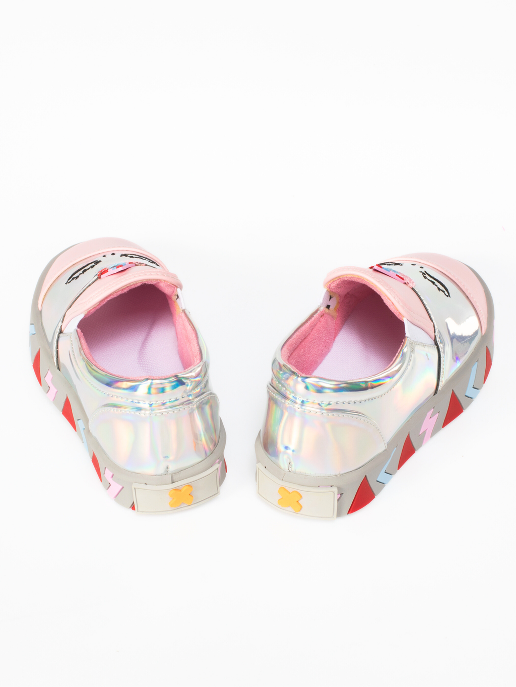 Unique Kısa Hologram Ortopedik Kız Çocuk Sneakers - Casabony Kids