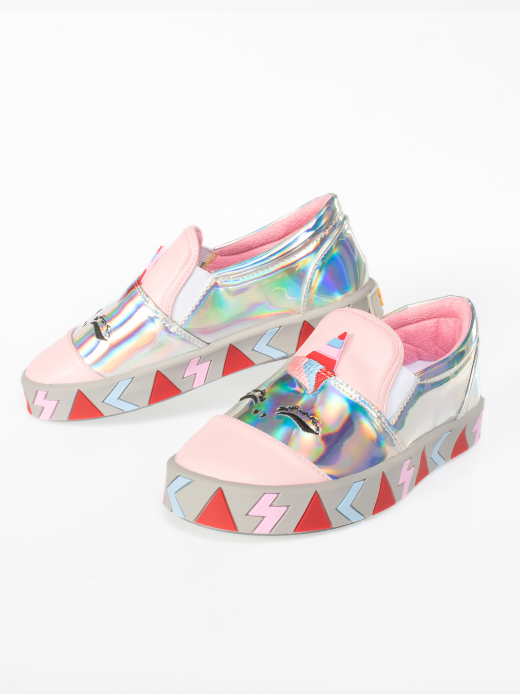 Unique Kısa Hologram Ortopedik Kız Çocuk Sneakers - Casabony Kids