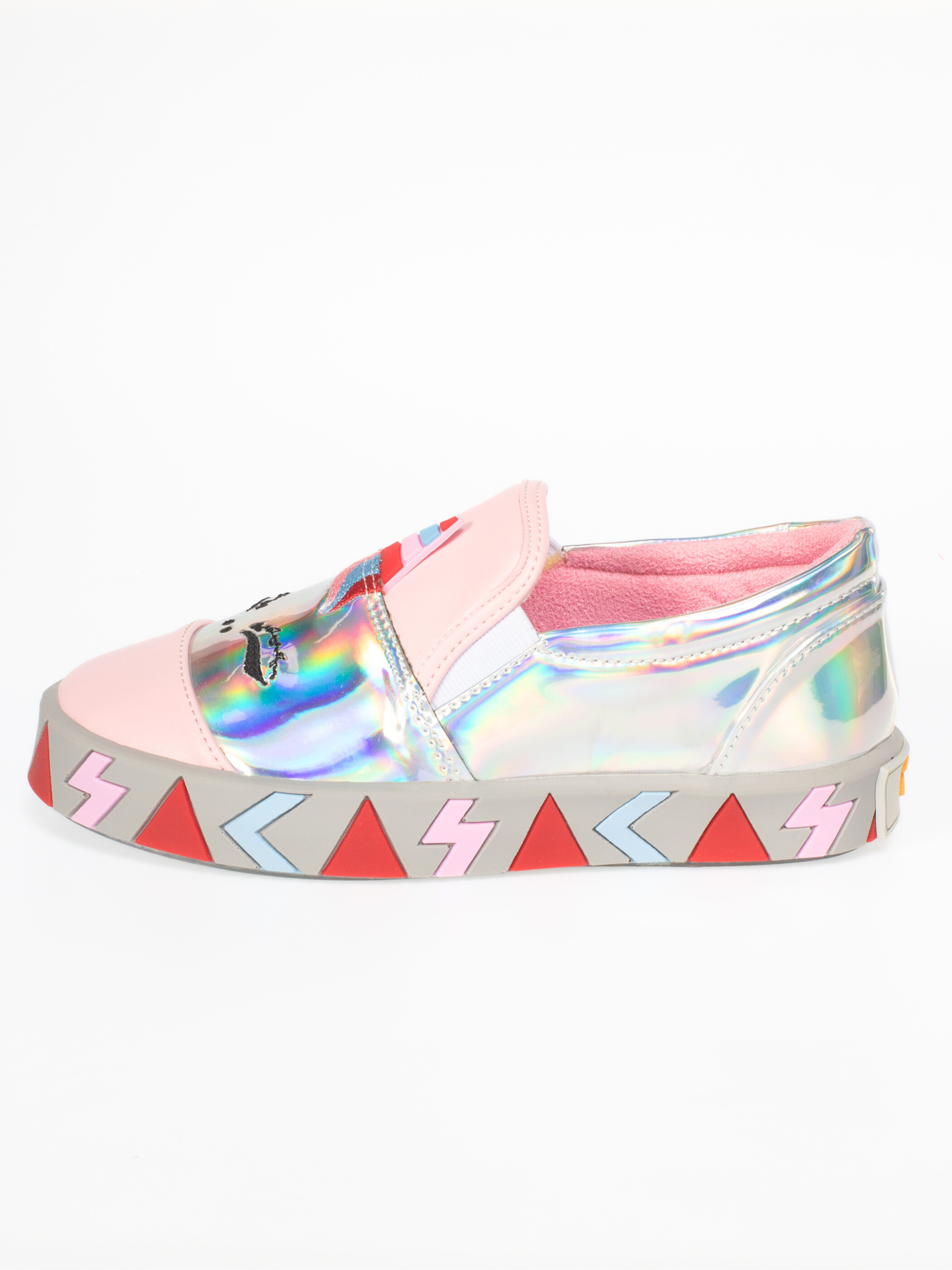 Unique Kısa Hologram Ortopedik Kız Çocuk Sneakers - Casabony Kids