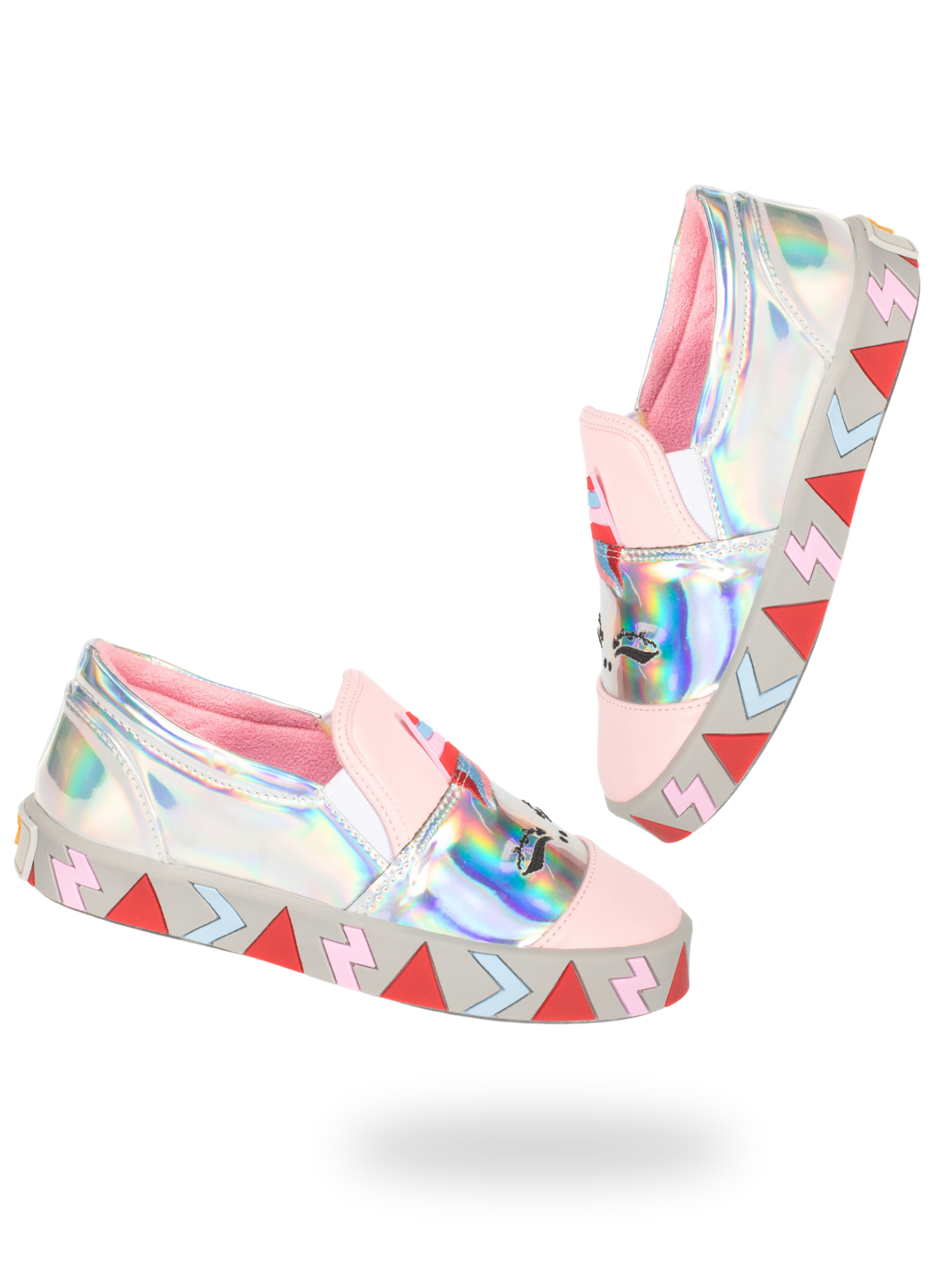 Unique Kısa Hologram Ortopedik Kız Çocuk Sneakers - Casabony Kids