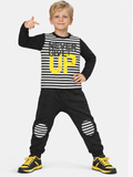 UP ERKEK ÇOCUK BAGGY PANTOLON+ T-SHIRT TAKIM - Casabony Kids