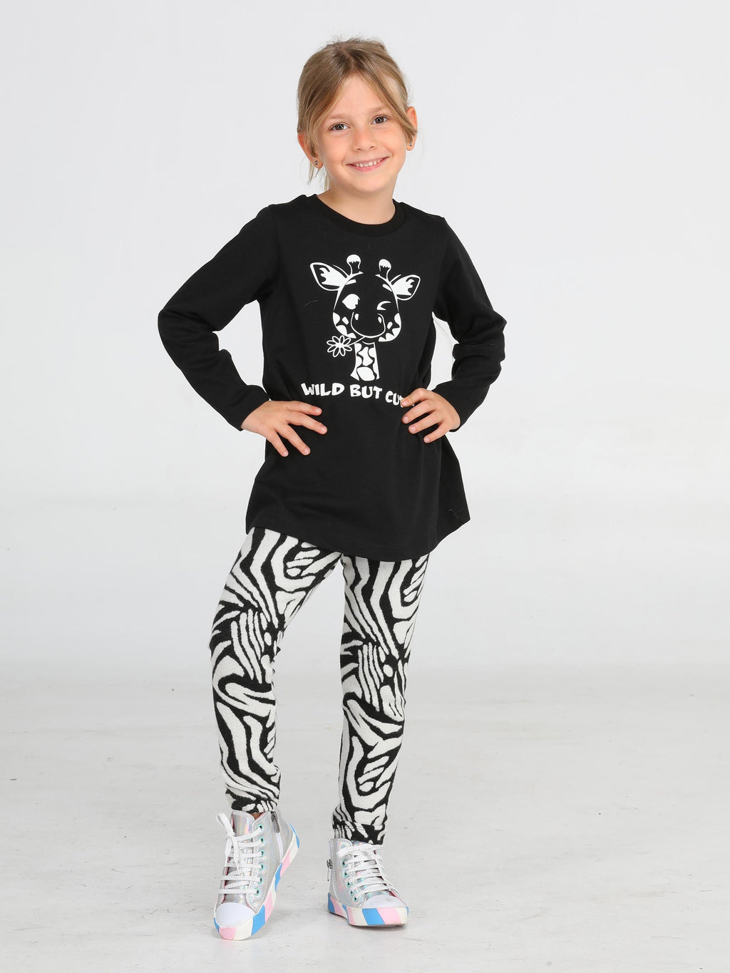 Wild&Cute Kız Çocuk Tunik Takım - Casabony Kids