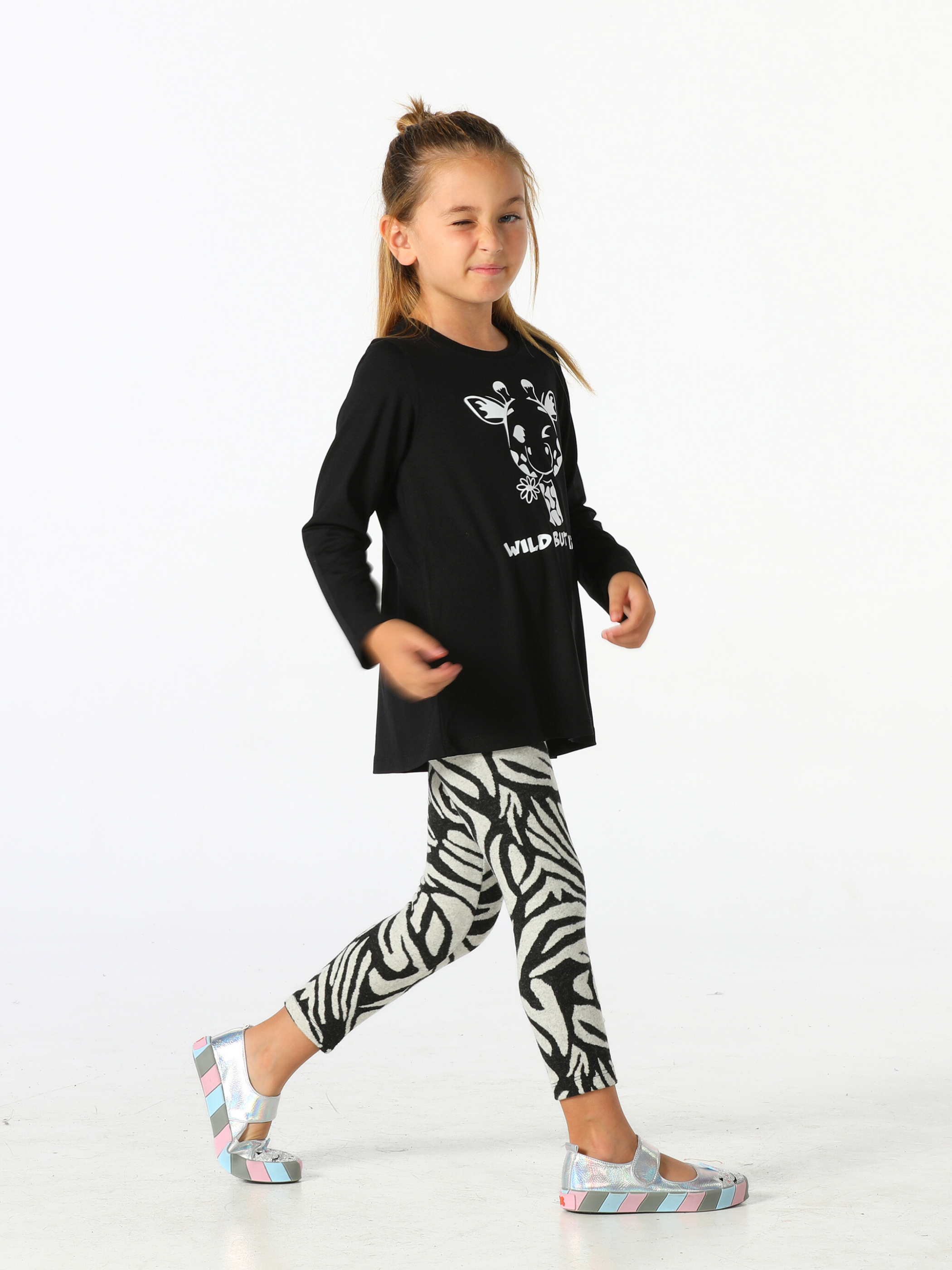 Wild&Cute Kız Çocuk Tunik Takım - Casabony Kids