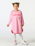 Winter Mood Pembe Kalın Kız Elbise - Casabony Kids