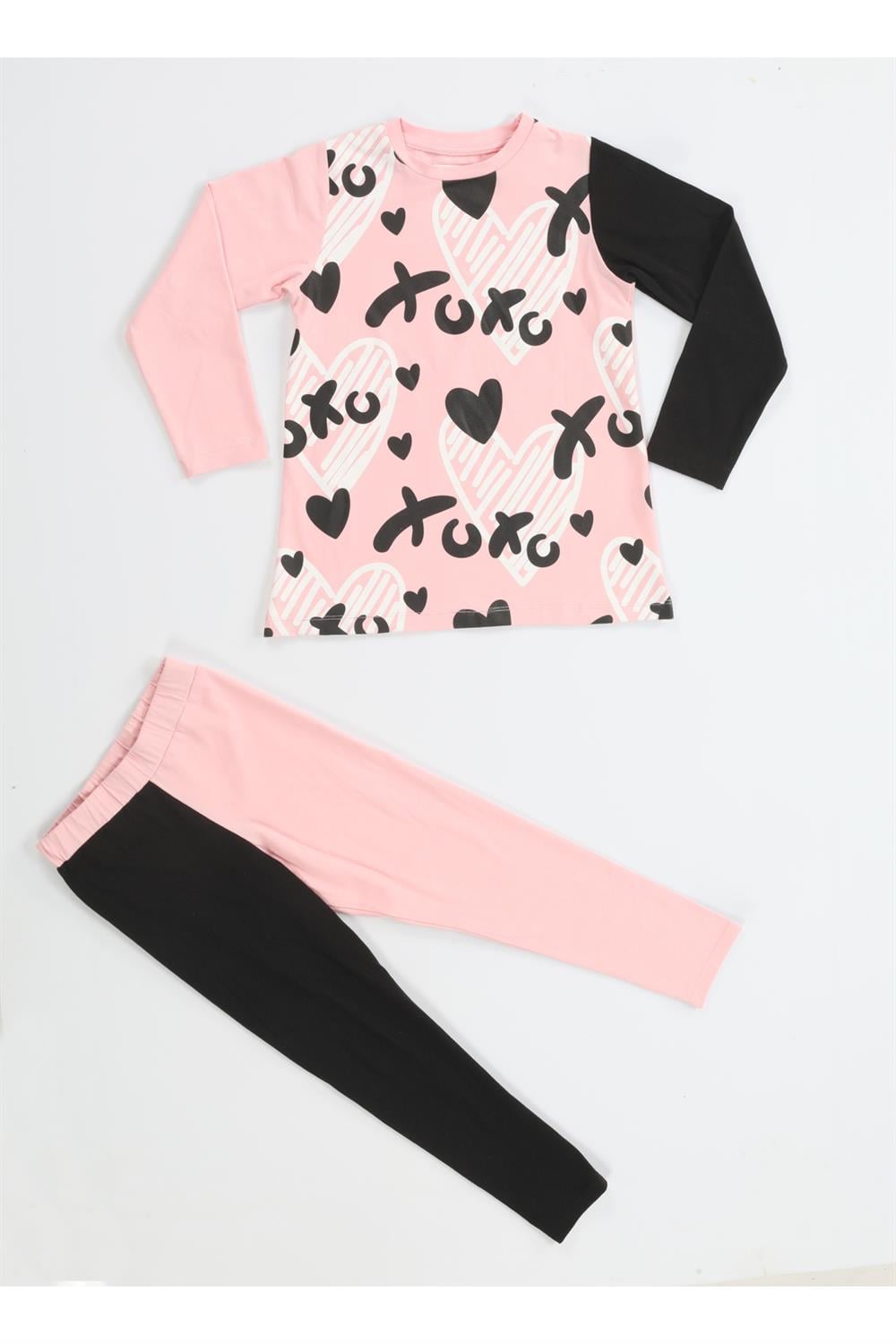 Xo Kalpli Kız Çocuk Tunik Takım - Casabony Kids