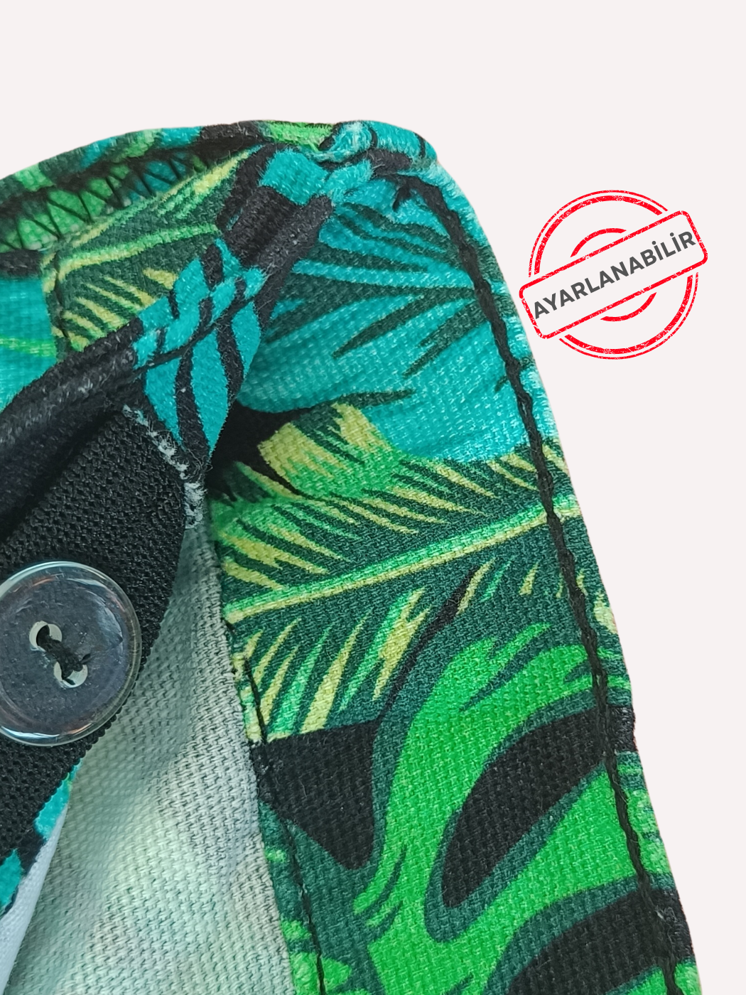 Yaprak Desenli 5 Cepli Kanvas Hawaii Şort - Casabony Kids